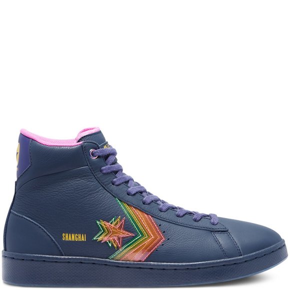 NIB Converse Pro Leather Hi Shanghai Obsidian - Picture 1 of 7
